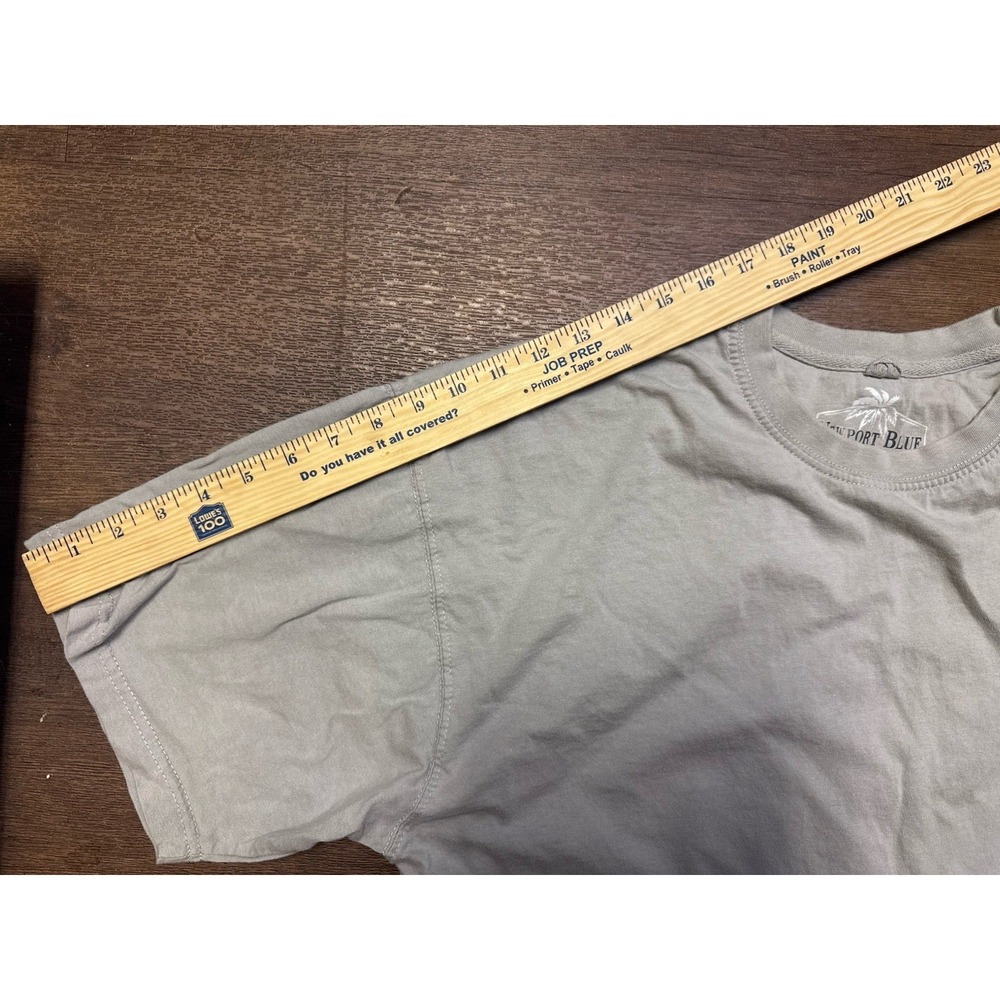Newport Blue Mustang Shirt Mens XXL Gray Graphic Muscle Car Unleashed Ford - Picture 7 of 8